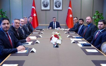 Cevdet Yılmaz, American Turkish Business Roundtable üyeleriyle görüştü