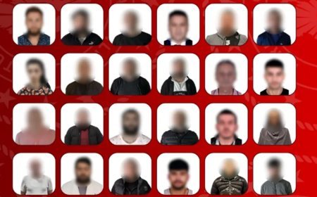 23'ü kırmızı bültenle aranan 41 suçlu yakalandı