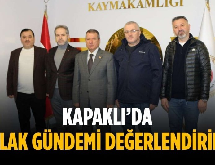 Kapaklı’da emlak gündemi değerlendirildi
