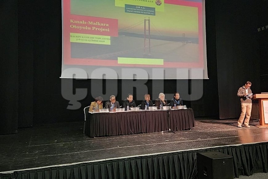 Başkan Sarıkurt Kınalı-Malkara Otoyolu Projesi Halkın Katılımı Toplantısı’na Katıldı