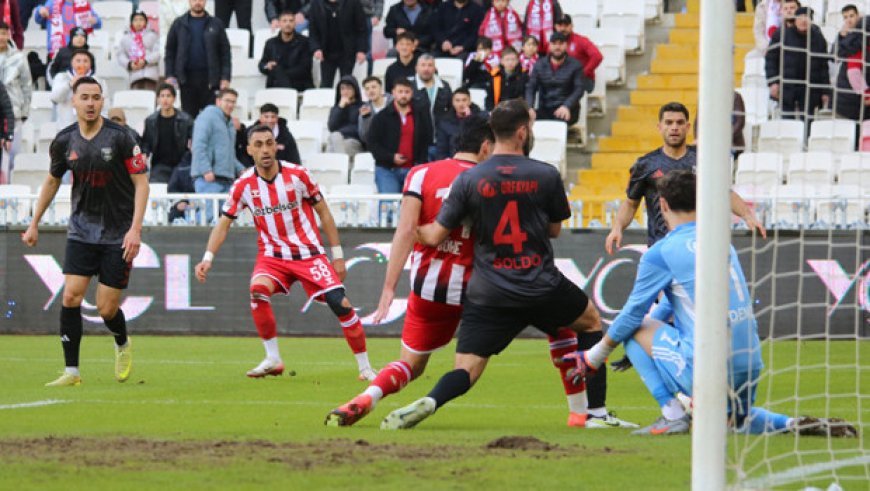 Sivasspor ile Pendikspor yenişemedi!