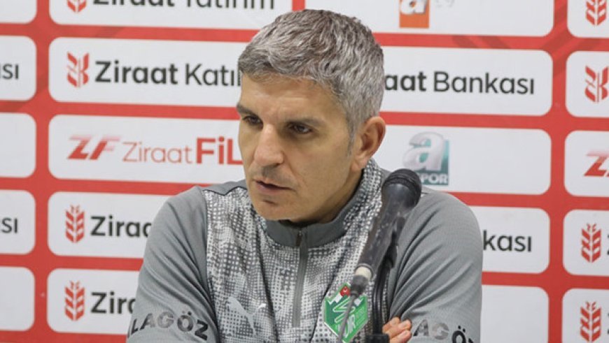 Iğdır FK Teknik Direktörü Kenan Koçak'tan 6-0'lık Antalyaspor maçı açıklaması