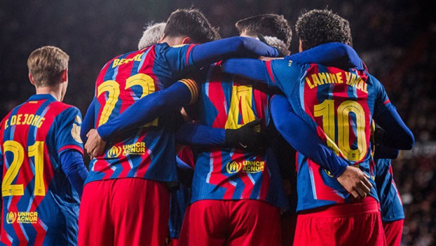 Barcelona, Kral Kupası'nda yarı finalde!