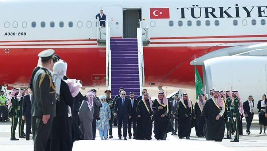 Cumhurbaşkanı Erdoğan, Suudi Arabistan'dan ayrıldı