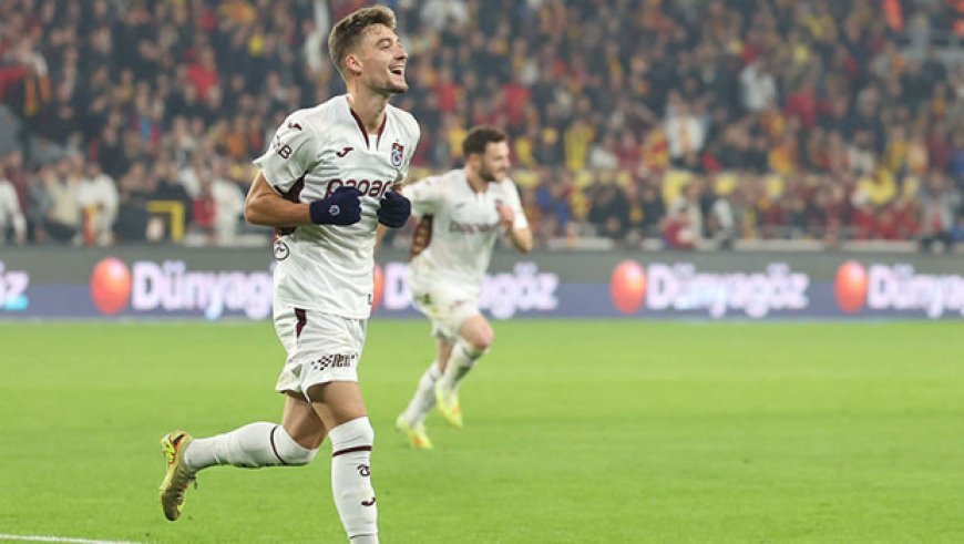 Ernest Muçi, golleriyle Trabzonspor'a katkı vermeye devam ediyor