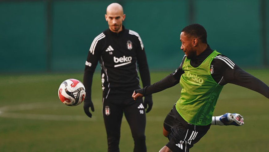 Beşiktaş'ta yeni transferler ilk kez idmanda!