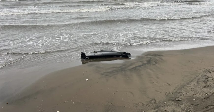 Ordu'da sahilde insansız hava aracı parçası bulundu