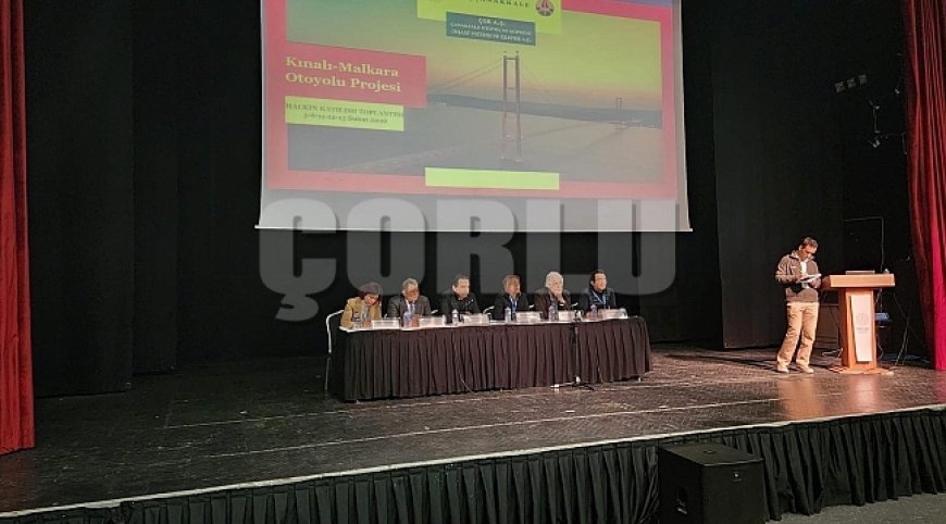 Başkan Sarıkurt Kınalı-Malkara Otoyolu Projesi Halkın Katılımı Toplantısı’na Katıldı
