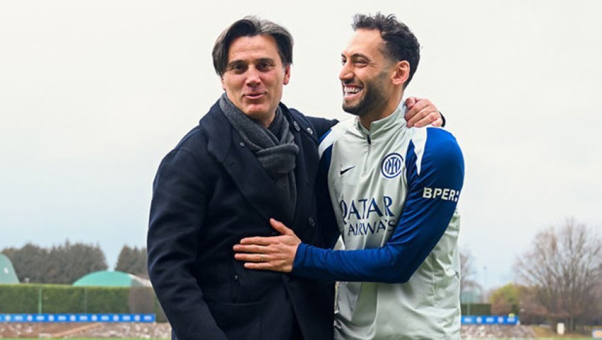 Vincenzo Montella'dan Inter'e ziyaret!