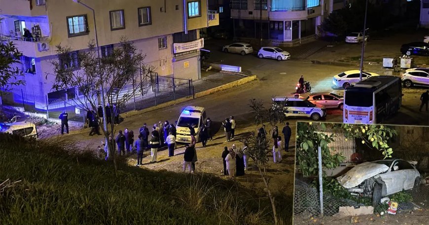 Lastiği patlayan refüje yuvarlandı. Sürücü öldü, annesi yaralandı