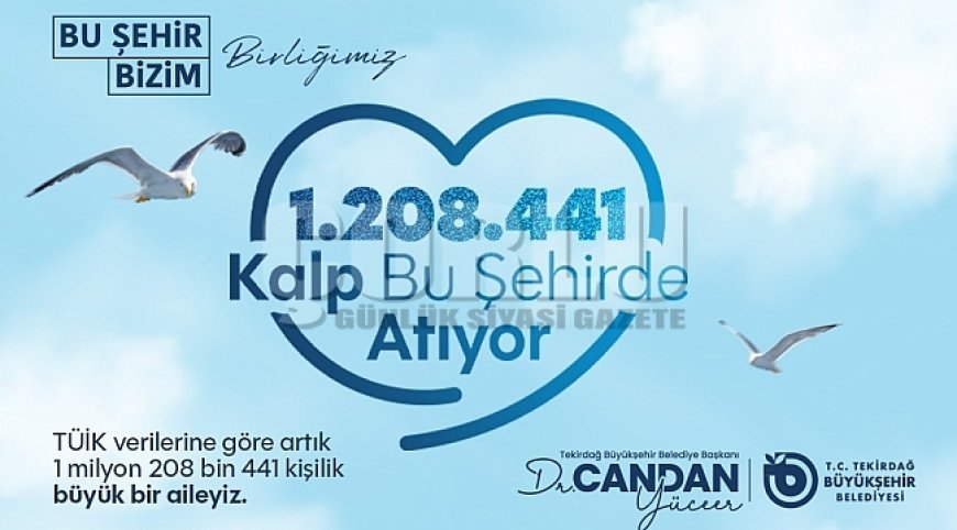 CANDAN BAŞKAN: “TEKİRDAĞ BÜYÜYOR, HİZMET KALİTEMİZ ARTIYOR”