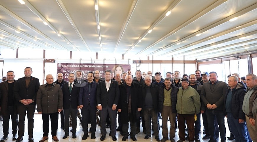 TEKİRDAĞ BÜYÜKŞEHİR ÜRETİCİYE NEFES OLUYOR