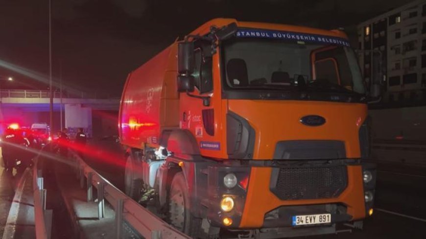 Küçükçekmece’de belediye temizlik aracına çarpan motosikletteki 2 kişi öldü