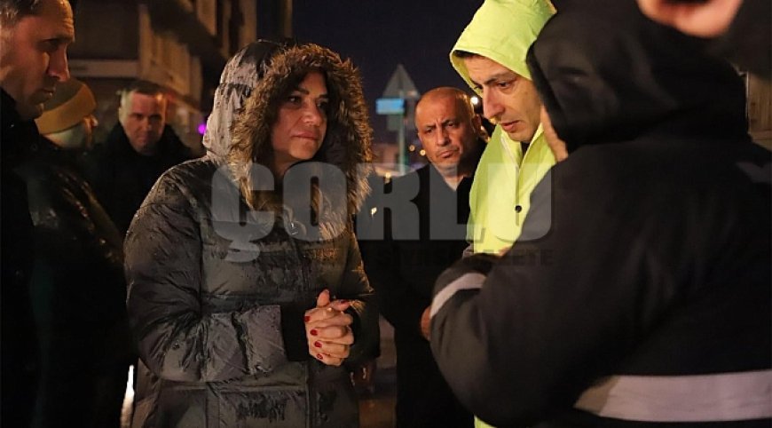 ÇORLU’DA ÇÖKME SONRASI GECE YARISI YOĞUN MESAİ