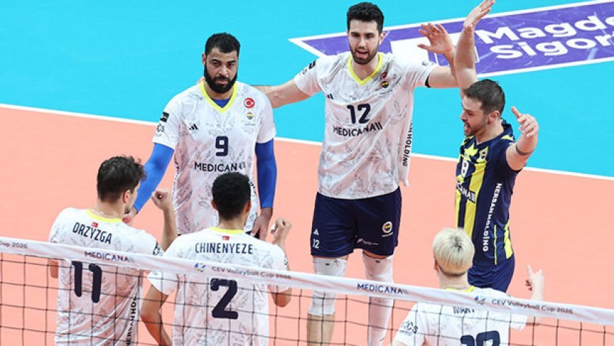 Fenerbahçe Medicana, CEV Kupası'nda çeyrek finale yükseldi!