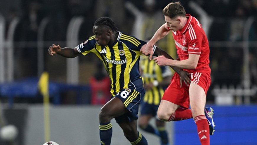 Fenerbahçe'de Sidiki Cherif ilk kez 11'de! Maçı tek şutla tamamladı