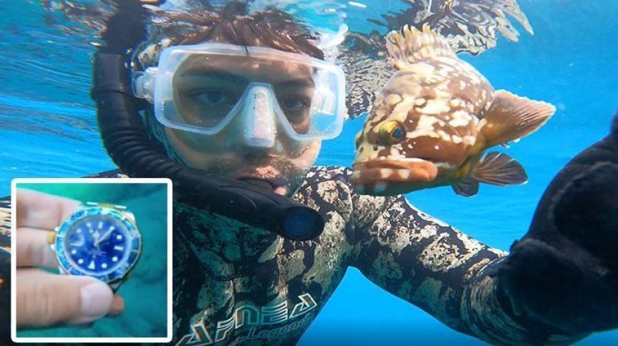 Denizde dalış esnasında saat buldu, 3 bin dolara sattı: Saatçi orijinal olduğunu söyledi