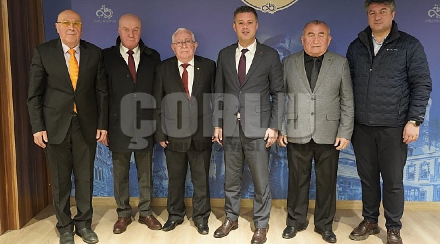 Marmara Balkan Göçmen Dernekleri Federasyonu’ndan Başkan Sarıkurt’a Nezaket Ziyareti