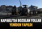 Kapaklı’da bozulan yollar yeniden yapıldı