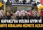 Kapaklı’da Veilika Giyim ve Abiye Kiralama hizmete açıldı