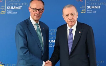 Cumhurbaşkanı Erdoğan, Almanya Başbakanı Merz ile görüştü