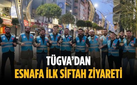 TÜGVA’dan esnafa ilk siftah ziyareti