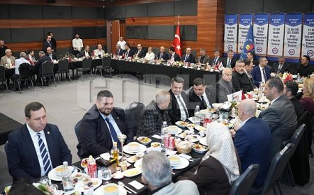 Çorlu’da Protokol İftarda Buluştu