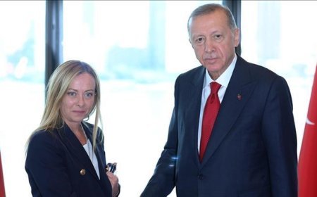 Cumhurbaşkanı Erdoğan, İtalya Başbakanı Meloni ile görüştü