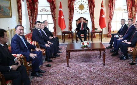 Cumhurbaşkanı Erdoğan, Türk Devletleri Teşkilatı heyetini kabul etti