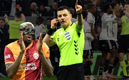 Beşiktaş - Galatasaray derbisinin hakem yönetimini Trio inceledi: 'Osimhen de Orkun da kırmızı kart görmeliydi!'