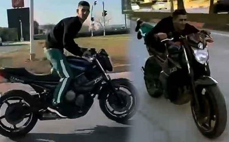 10 kilometrelik kovalamaca kamerada! 'Dur' ihtarına uymadı, kaçış pahalıya patladı