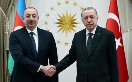 Cumhurbaşkanı Erdoğan, Azerbaycan Cumhurbaşkanı İlham Aliyev ile görüştü