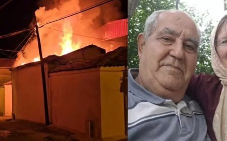 Dehşetin altından torun ile eşi çıktı