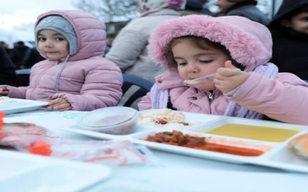 İSTASYON MAHALLEMİZDE AYNI SOFRADA BULUŞTUK