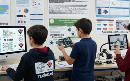 BİLSEM ÖĞRENCİLERİ TÜBİTAK 2204-B İSTANBUL AVRUPA BÖLGE FİNALİ’NDE