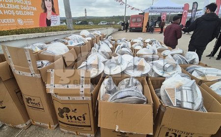 Tekirdağ'da arıcılara ekipman desteği