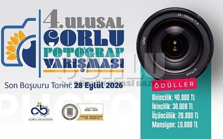 4. Ulusal Çorlu Fotoğraf Yarışması Başladı