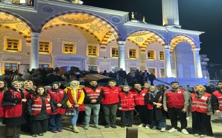 KIZILAY VE GENÇ KIZILAY’DAN ÇERKEZKÖY’DE KANDİL BULUŞMASI