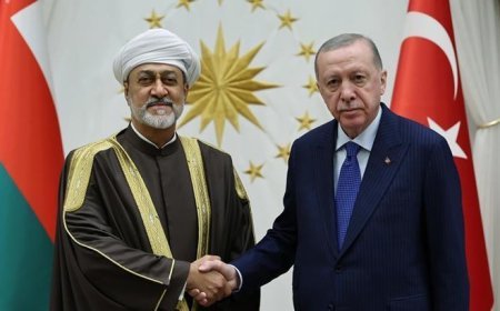 Cumhurbaşkanı Erdoğan, Umman Sultanı Heysem Bin Tarık ile görüştü