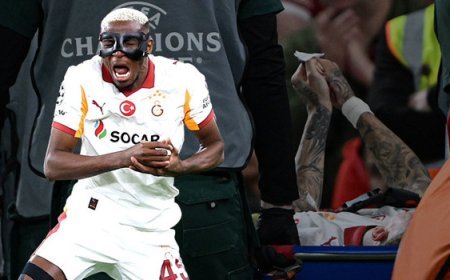 Galatasaray'dan Liverpool maçında sakatlanan Osimhen ve Lang için açıklama! 'Kolunda kırık tespit edildi'