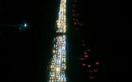 Tatil dönüşü trafik çilesi