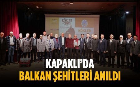 Kapaklı’da Balkan şehitleri anıldı