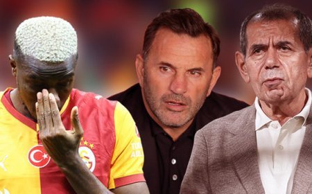 Osimhen'den Okan Buruk ve Dursun Özbek'e şampiyonluk sözü! Hastane ziyaretinde duygusal anlar