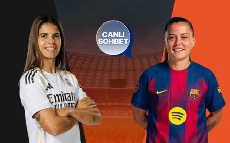 Kadınlar Şampiyonlar Ligi'nde çeyrek final heyecanı! Real Madrid - Barcelona maçı canlı sohbet ile Misli'de