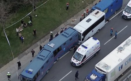 Cezaevi araçları TEM'de kaza yaptı: 15 yaralı