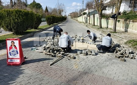 3 MAHALLEDE KİLİT TAŞI DÖŞEMESİ YAPILDI