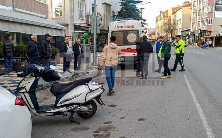 Tekirdağ'da motosiklet devrildi: 1 yaralı