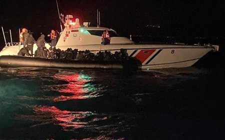 Balıkesir açıklarında 39 düzensiz göçmen kurtarıldı