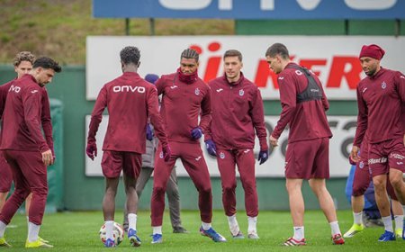 Trabzonspor, Galatasaray maçı hazırlıklarını sürdürdü!