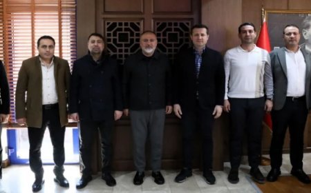 ÇERKEZKÖY VANLILAR DERNEĞİ YÖNETİMİ ZİYARETLERİNİ SÜRDÜRÜYOR